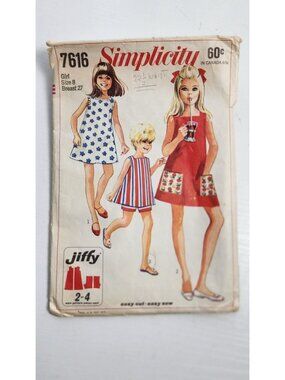 Vintage Simplicity Sewing Pattern #7616
